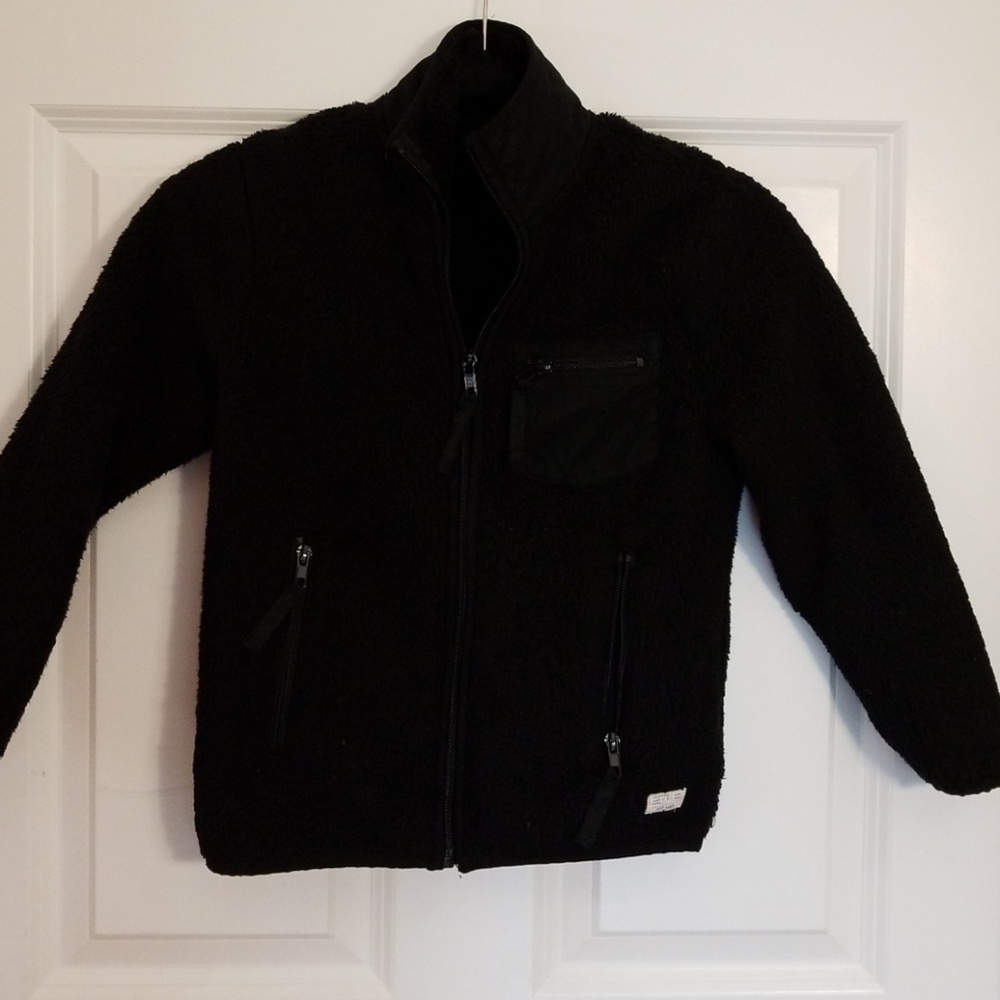 Gap kids fuzzy fall jacket in good condition